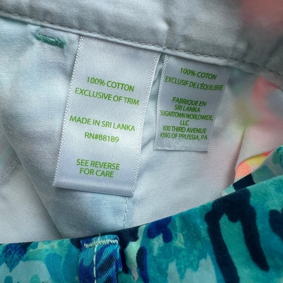 Lilly Pulitzer The Callahan 5” Inseam Blue Shorts - Picture 4 of 6